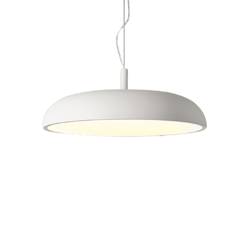 COLGANTE CIRCULAR ALUMINIO DIAM 50CM LED 50W BLANCO